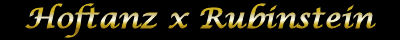 Hoftanz x Rubinstein
